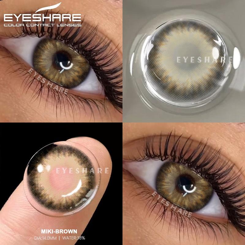 Fashion Gray Lenses 1 Pair Color Contact Lenses for Eyes Blue Eye Lenses Colorcon Brown Colored Lenses Green Contacts