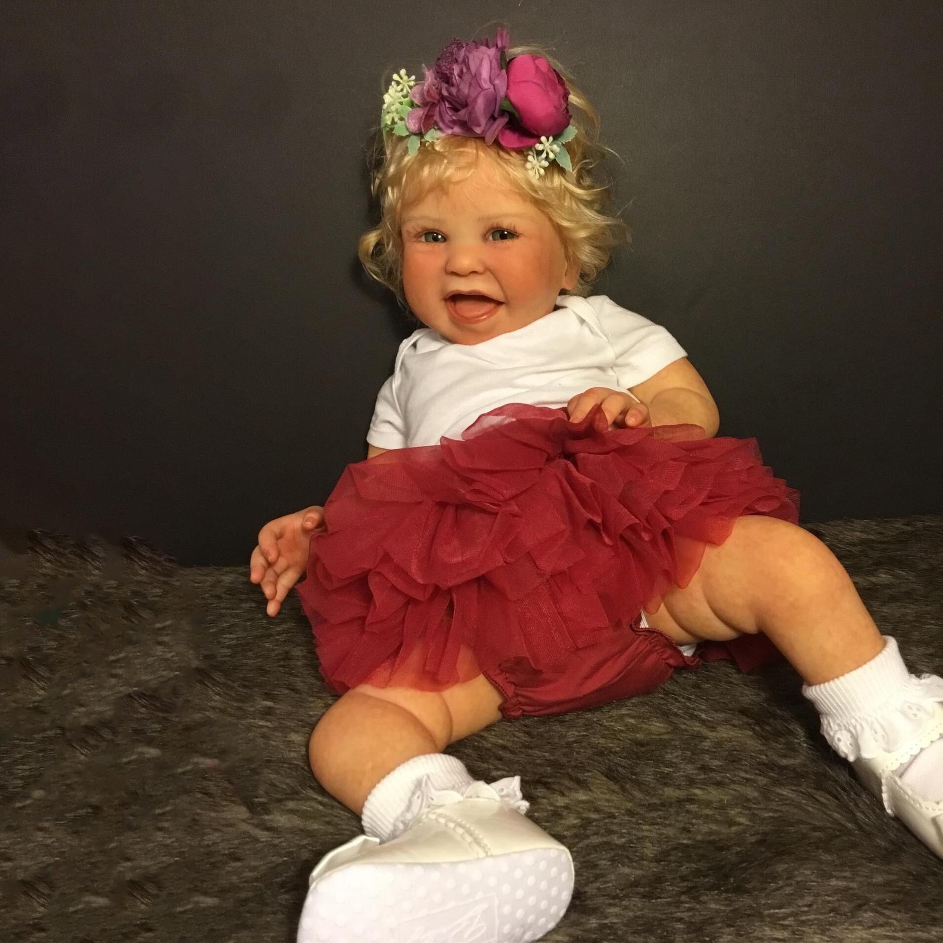 55cm Lifelike Reborn Baby Doll - Soft Toy Growth Companion