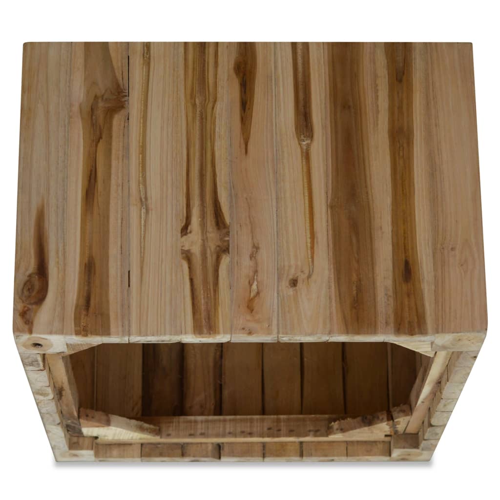Vidaxl Teak Wood Coffee Table, 50 X 50 X 35 Cm
