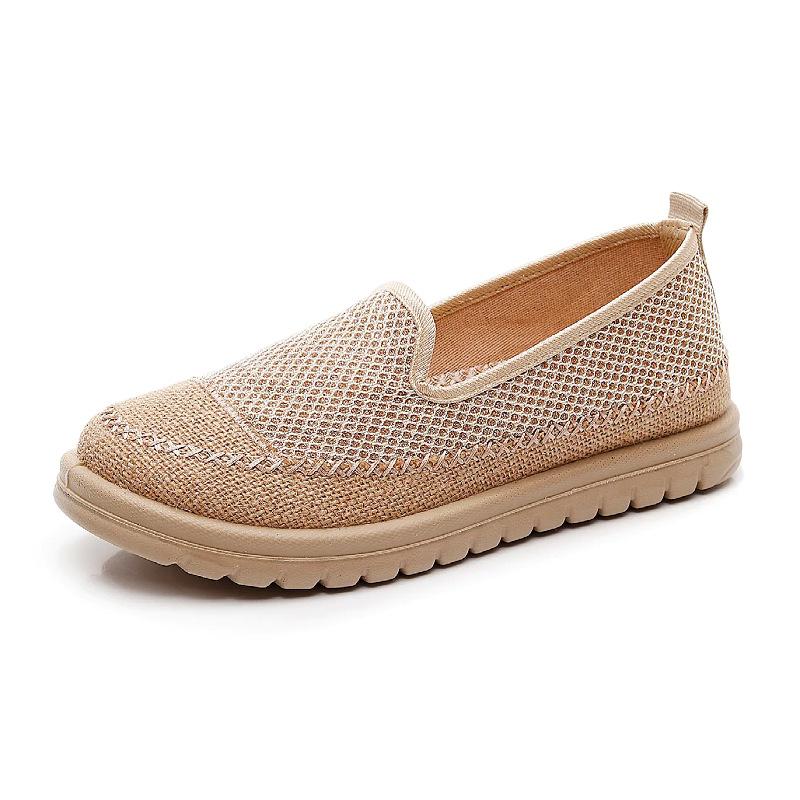 Processing Customized Women's Summer New One-pedal Lazy Shoes with Soft Soles, Comfortable and Casual Versatile Xiaoxiangfeng Fisherman Shoes