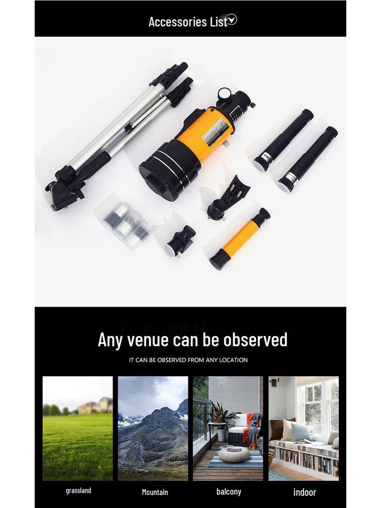F30070 High-Definition Stargazing Telescope for All Ages – Perfect for Beginners and Adults Alike