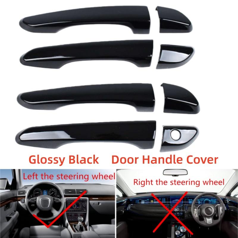 Car Upgrade Sticker ABS Gloss Black Accessorie Plated Exterior Door Handle Cover Trim Paste Style For Hyundai Tucson 2015-