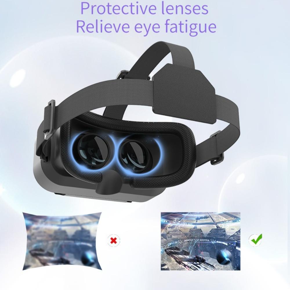 3D Virtual Reality Glasses  - Smartphone Compatible VR Headset for Immersive Movie Watching & Gaming, 100° Panorama Digital VR Goggles