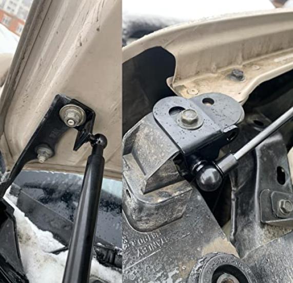 KUNSYOUKIM בולמי מכסה מנוע עבור ניסאן קיוב דור רכב שינוי סט בדיקה 2 יחידות (3rd Z12/NZ12) 2008-2020, חלקים, זכאי, שנה אחת