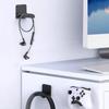 Wall-Mounted Computer Headset Holder Without Punching Headphone Stand Storage Hook Dormitory Desktop Display Rack Storage Rack