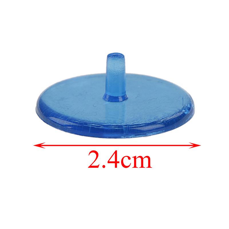 100X Marcator de poziție a mingii de golf din plastic rotund plat, markere multicolore