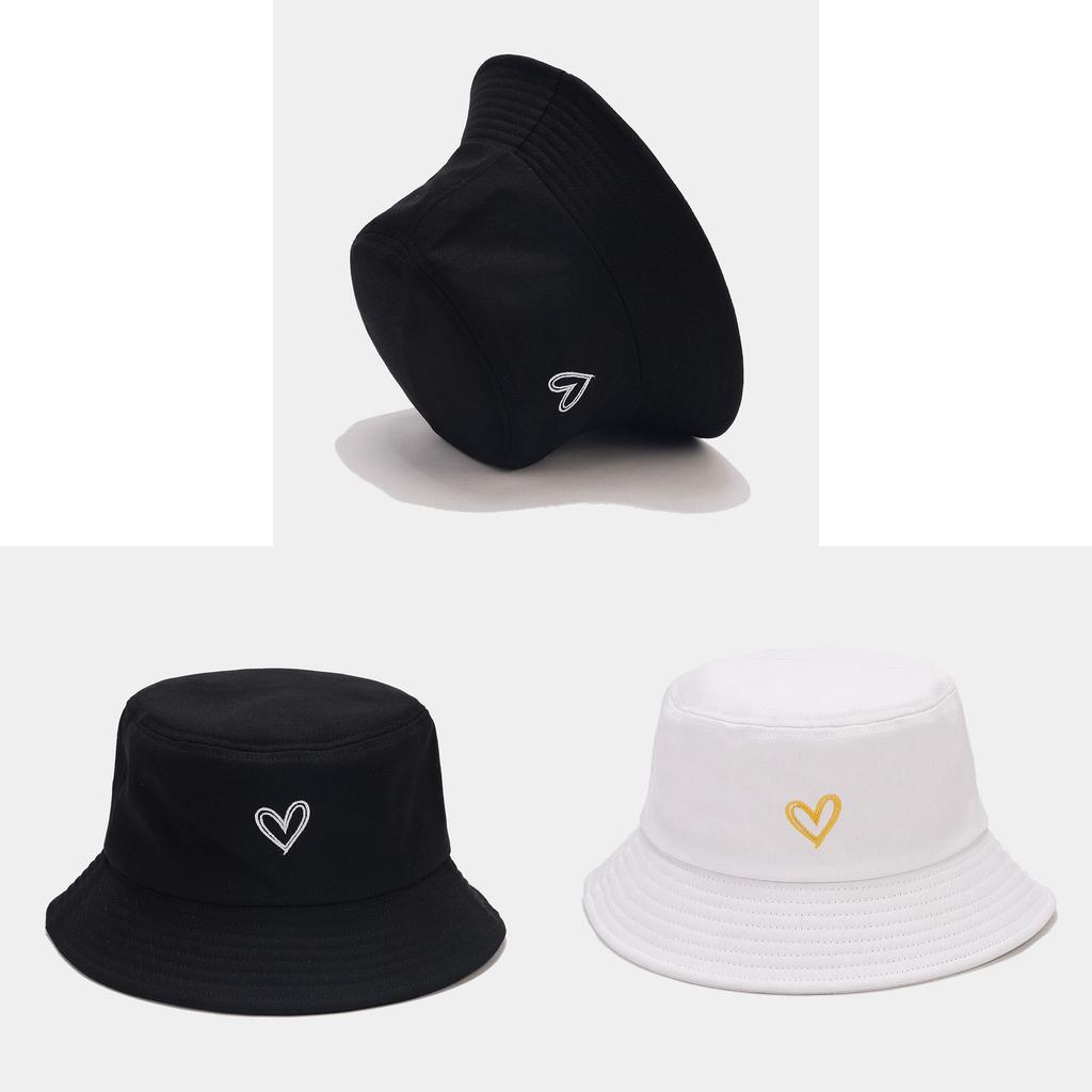 Cotton Baseball Cap With Love Heart Embroidery Design For Outdoor Men Women Summer Casual Wear