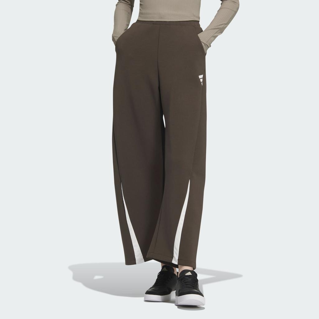 Adidas FW24 Pre Woven Tracksuit Bottoms Comfortable Fashion Sports Drawstring Casual Pants Retro Sports Long Pants Women Bottoms JM2469