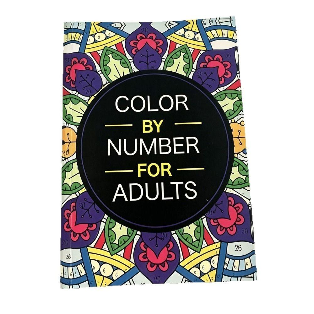 DIY Painting Artistic Coloring Book Number Painting Drawing Painting Book Beginner