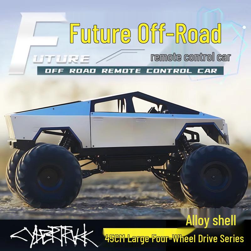 

Высокоскоростная радиоуправляемая машина Tesla Bigfoot - 4WD для лазания, перезаряжаемый пульт управления для детей High Capacity Battery Pack [~30-Minute Playtime]