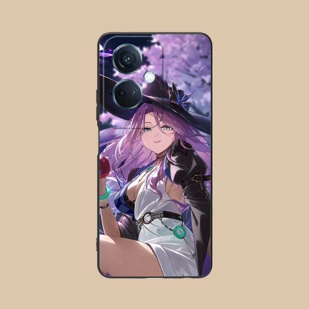 

HSR Jade Matte TPU Mobile Phone Case for OPPO Reno 14 13 12 11 10 9 8 7 6 5 F T Pro 5G Colorful Printing Cover OPPO Reno5 5G