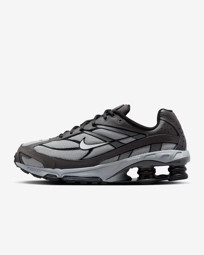 IO4296-001 Nike Shox R4 Ride 2 Light Smoke Grey Medium Ash Black (Men's)