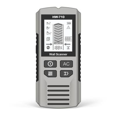 6-in-1 Stud Finder Wall Scanner Green Backlight Stud Locator Wall Detector for Detecting 1-1/2 Inch Drywall Stud Center
