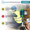 Yofidra 4D Professional Laser Level 16 Lines Horizontal And Vertical With APP Remote Control 360°Self-leveling Laser Levels