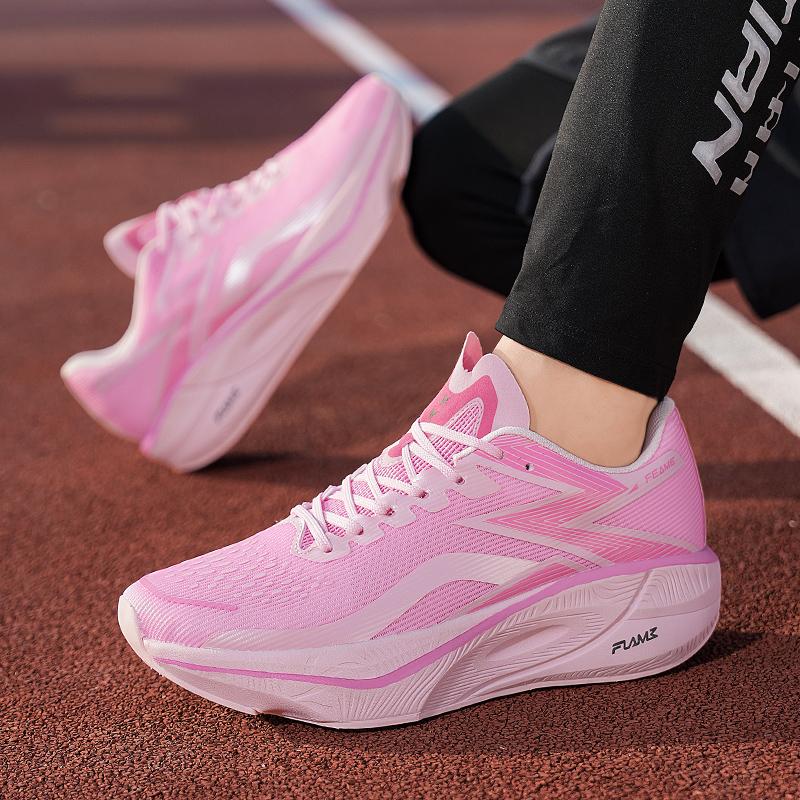 Unisex  Full Carbon Plate Running Shoes Professional Marathon Racing Lightweight Bounce Cushion Breathable Sports Sneakers