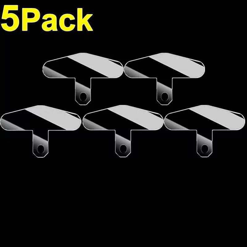 Transparent Soft TPU Phone Lanyard Gasket Detachable Anti-lost Phone Hanging Cord Strap Patch Tether Pad for IPhone Samsung