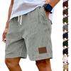 Pantaloncini da Uomo in Velluto a Coste con Coulisse in Vita Vestibilità Rilassata Vita Elastica Pantaloncini Casual Estivi con Tasche per l'Uso Quotidiano