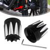 2x Motorcycle Front Axle Nut Cover Cap Bolt For Harley Touring Softail Road King Street Electra Tri Glide Sportster Dyna