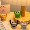 Raising Hand Animal Photo Holder Table Number Holders Microlandscape Ornament Memo Photo Holder Dollhouses Accessories