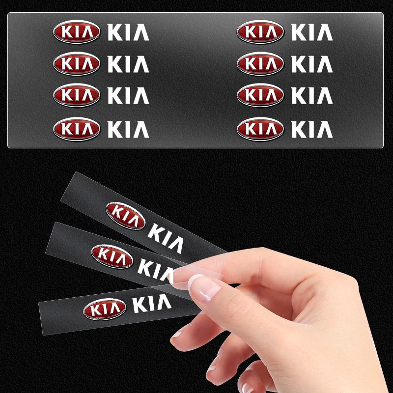 2/5/10Pcs Car Interior Random Stickers Car Steering Wheel Emblem Styling For KIA Ceed Sportage Rio K5 k6 K7 K8 Optima Cerato Proceed Venga