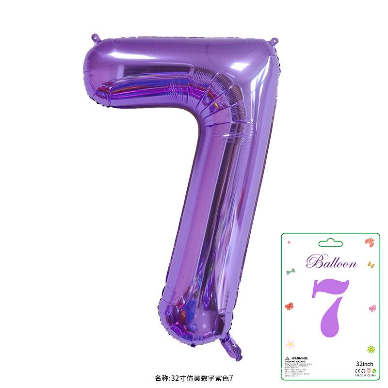 Halloween Decorations Birthday Balloon Set Music Girl Number Aluminum Ballons Kids Cosplay Party Supplies Gift Favor Decor