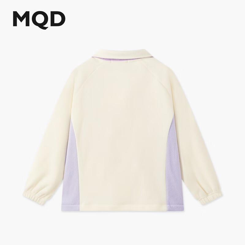 MQD Boys  Color-Block Lapel Coach Jacket 130cm
