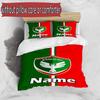 3pcs Duvet Cover Set (1*Duvet Cover + 2*Pillowcase, Without Core), Custom Name Amed SK Pattern Bedding Set, Home Bedroom Decor Gift