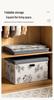 Durable Large Capacity Foldable Storage Box for Clothes & Quilts