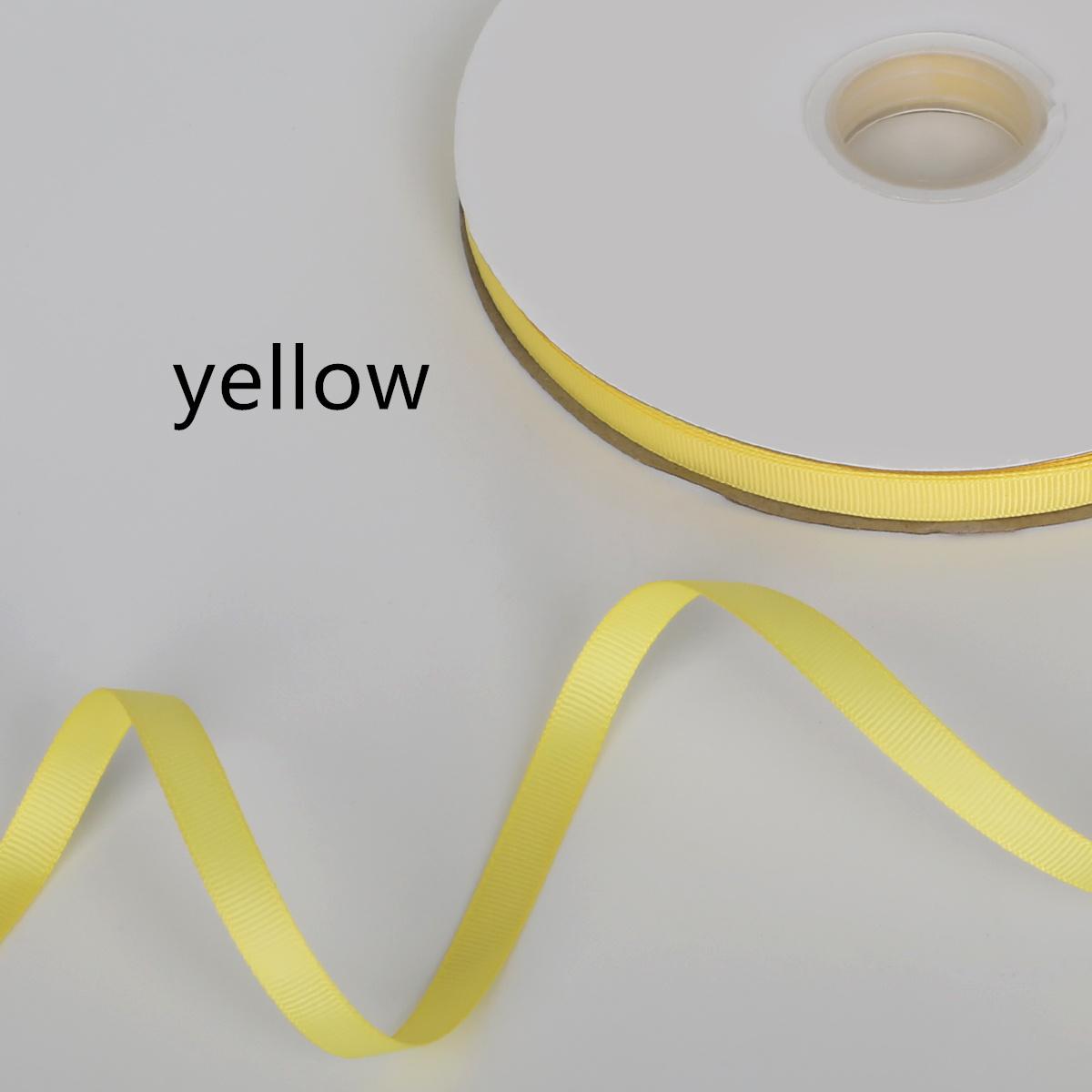

Корсажная лента для декора и заворачивания подарков на Рождество 10MM жёлтый