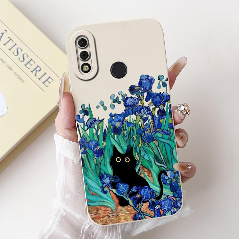 For Tecno Camon 11 Pro Case CF8 Cover Aesthetic Painted Shockproof Silicone Bumper Back Cover For Tecno Camon 11 CF7 CF7k Fundas