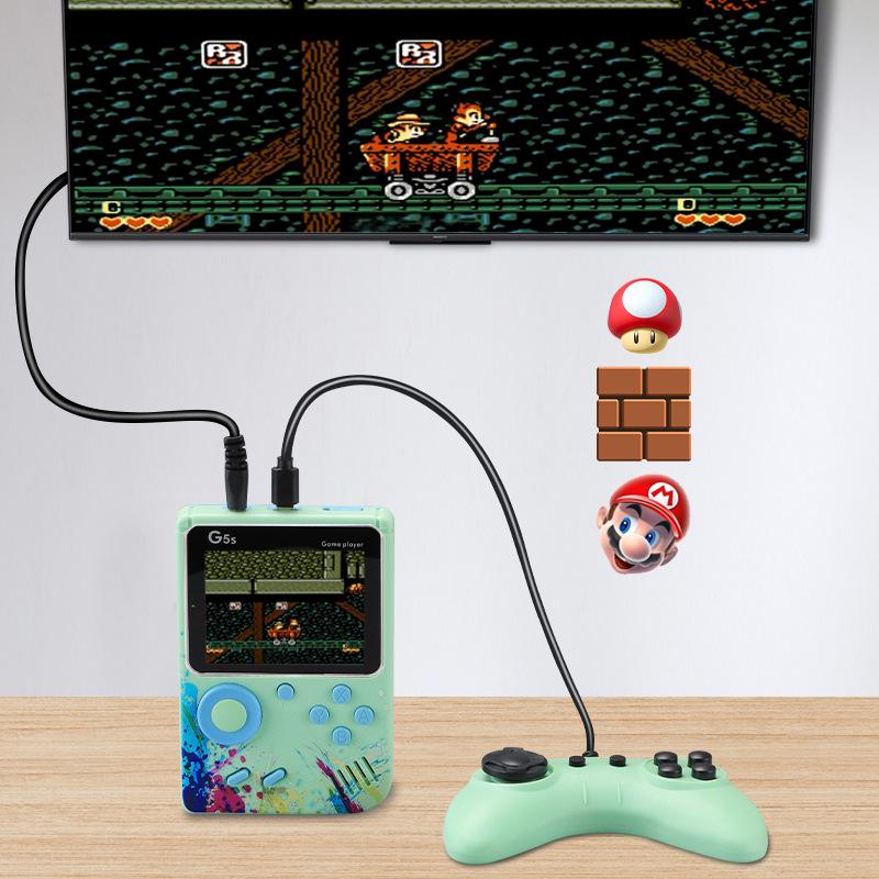 G5s Retro Handheld Console: 500 Classic Games, Two-Player Nostalgic Toy for Children