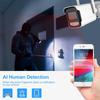 HD Dual Light Wireless WiFi Outdoor Bullet Camera with Night Vision, Mobile Remote Access, Waterproof Design, and Card Slot