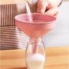 Portable Kitchen Tools Funnel for Oil Liquid Dispensing Reusable Plastic Funnels Household Liquid Oil Funnel Kitchen Supplies