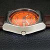 VINTAGE SEIKO 5 AUTOMATIC JAPAN 6309A MENS ORANGE COLOR DIAL WATCH A702711-1 R210-a702711