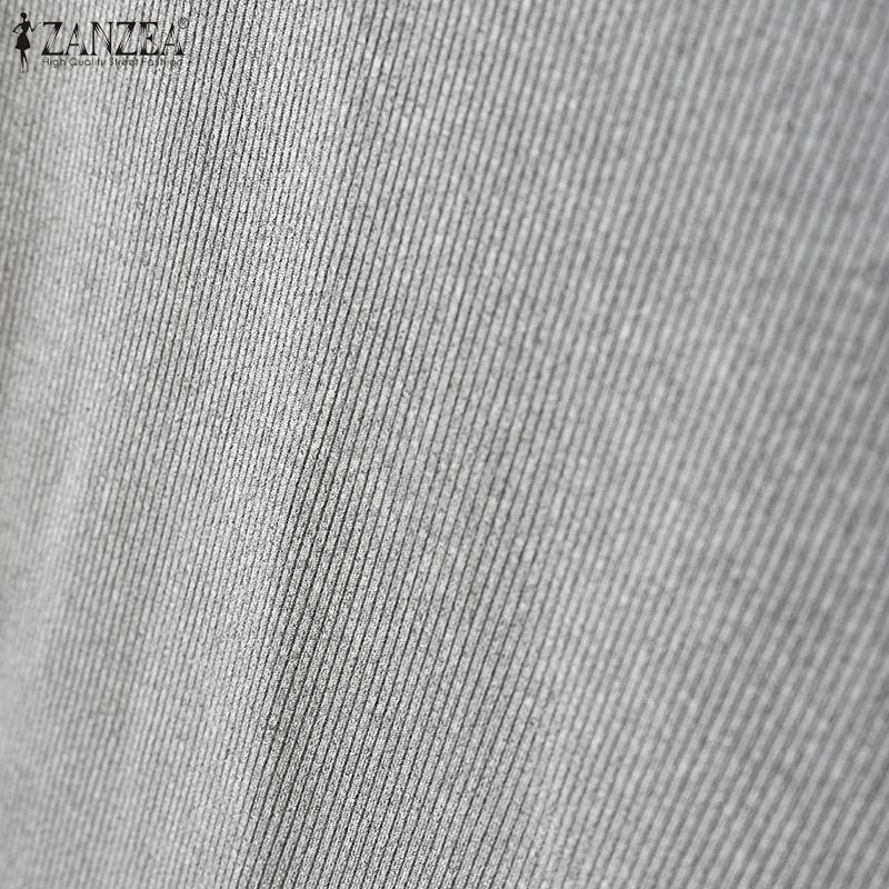 ZANZEA Women Summer Casual V-Neck Tight Sleeveless Cropped Tank Tops