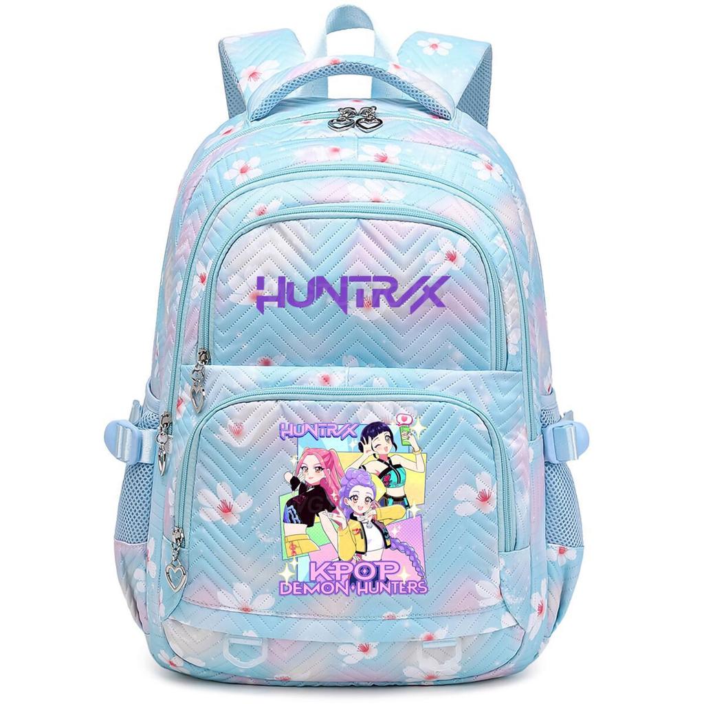Animation Cartoon Printing Korean Version Trend Lightweight Backpack Women'S Large-Capacity Primary And Secondary School Student Schoolbag