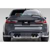 BMW M4/M3 (2020-IN) Carbon Fiber Rear Diffuser - European Style