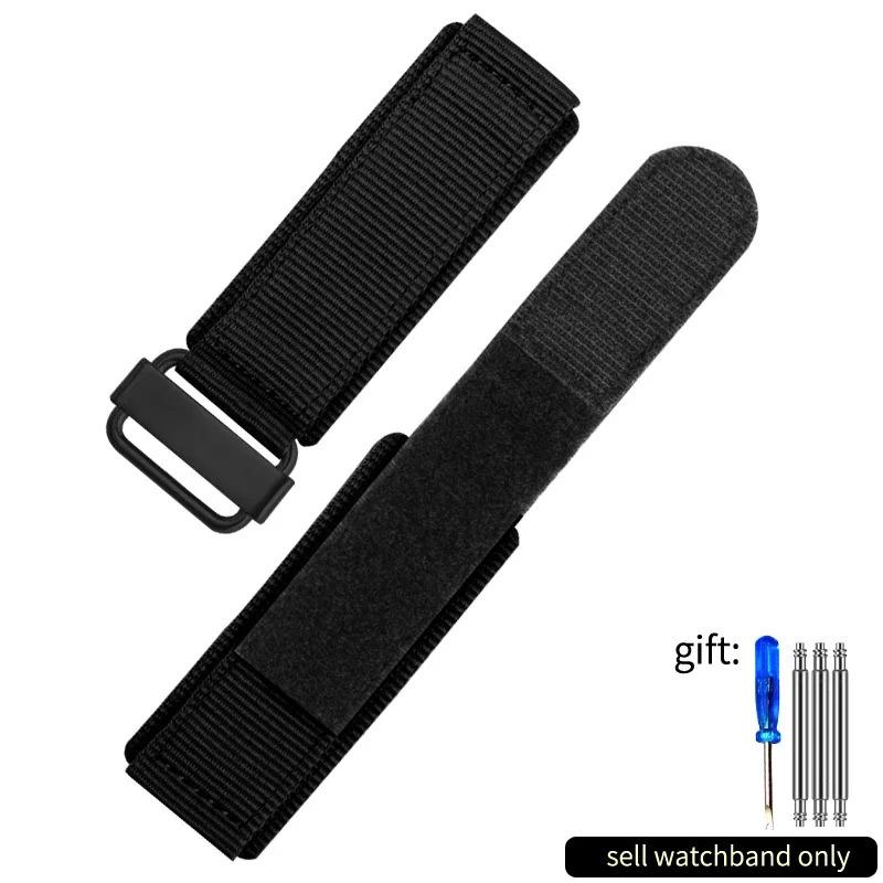 Suitable for Panerai Bell & Ross Nylon Strap hook and loop BR Watch Band Rough Outdoor 24mm 22mm