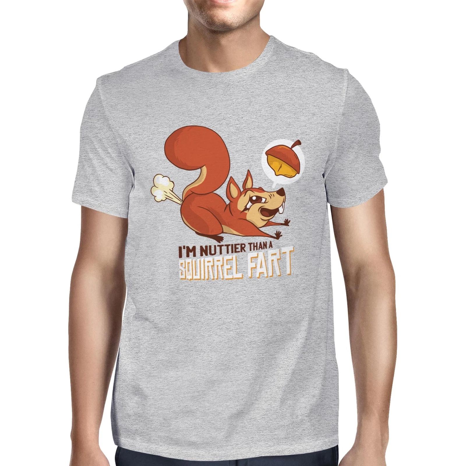 1Tee Mens Nuttier than a Squirrel Fart T-Shirt XXXL
