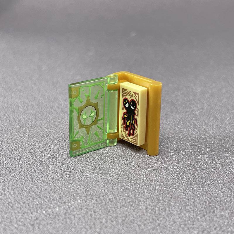 Bloki budulcowe małych cząstek: Minifigurka Otwierana Książka Magiczna 24324 & 24093