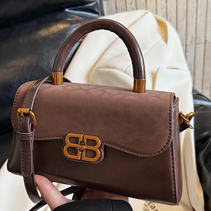 Autumn New Simple Portable Women's Bag Niche Fashion High Value Small Square Bag Shoulder Messenger Bag
