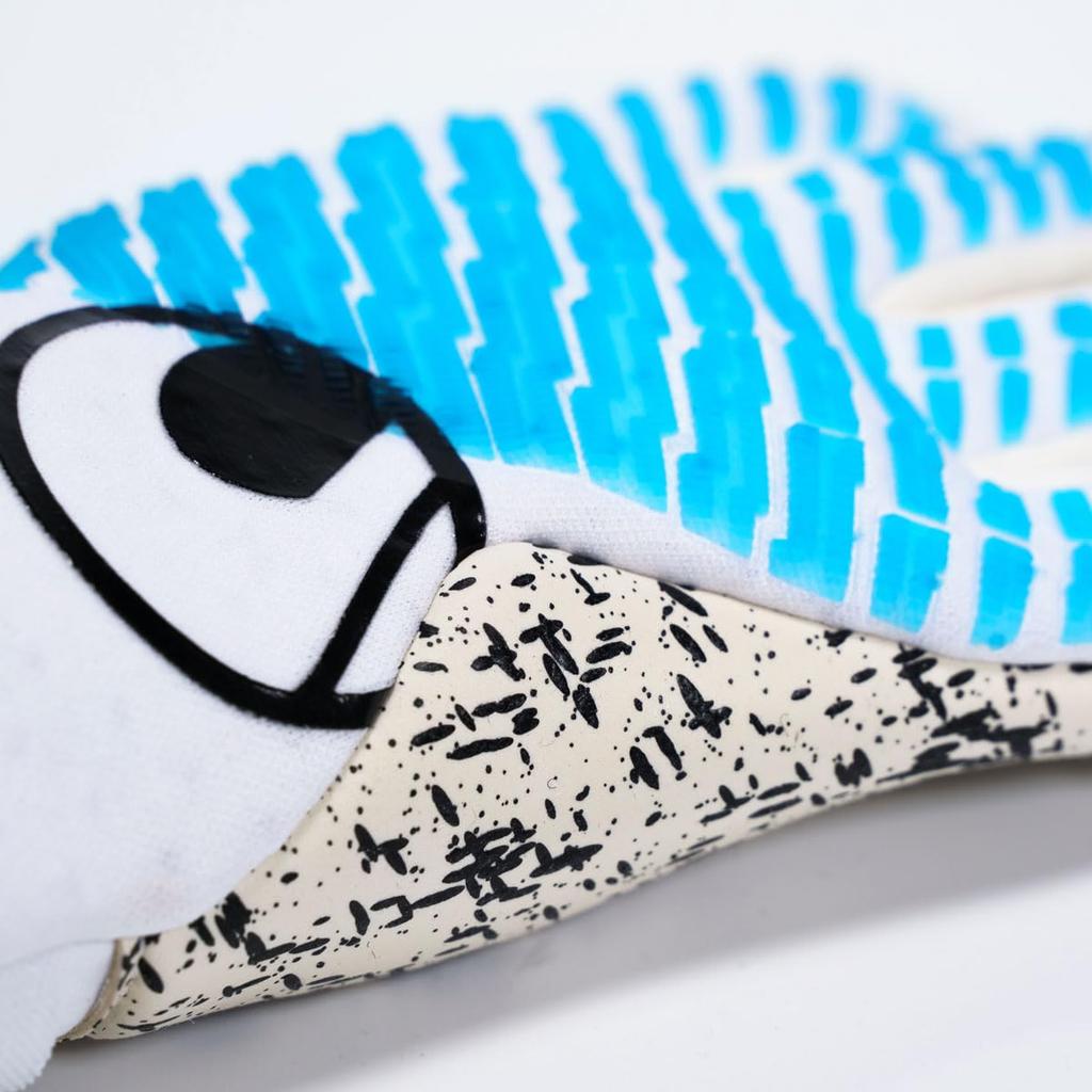 Uhlsport Cybertech Super Half Negative Fotbalové brankářské rukavice 01 Grip+ (1011375 10)