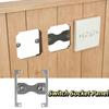 Stainless Steel Switch Socket Panel Precise Positioning Wall Panel Decoration  Woodworking