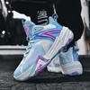 New Style Couples Basketball Sneakers Anti-Slip Basketball Training Shoes Shock-Absorbant High-top Sneakers Mandarin Duck Shoes