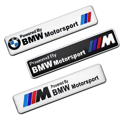 Car Aluminum Body Trunk Decoration Sticker Auto Modification Accessories For M M3 M5 Performance F30 F20 E28 E36 E39 E46 F25