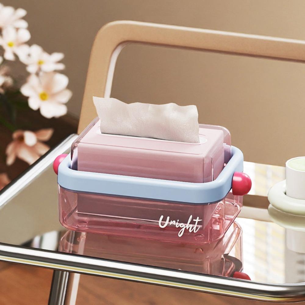 Large Capacity Tissue Storage Box Dopamine Napkin Holder Durable Tissue Holder  Living Room