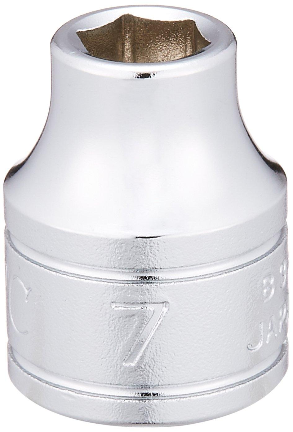 

Kyoto Tool Socket (KTC) 9.5mm (3/8 inch) B3-07-S