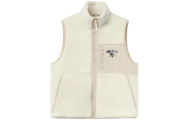 Li Ning CF Vests Unisex White Stand Collar Moderate Other AMDR085-1 M