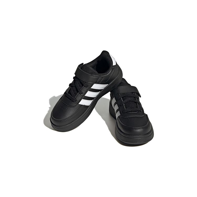Adidas Neo Breaknet Low Top Skate Shoes Kids Sneakers Black White HP8968