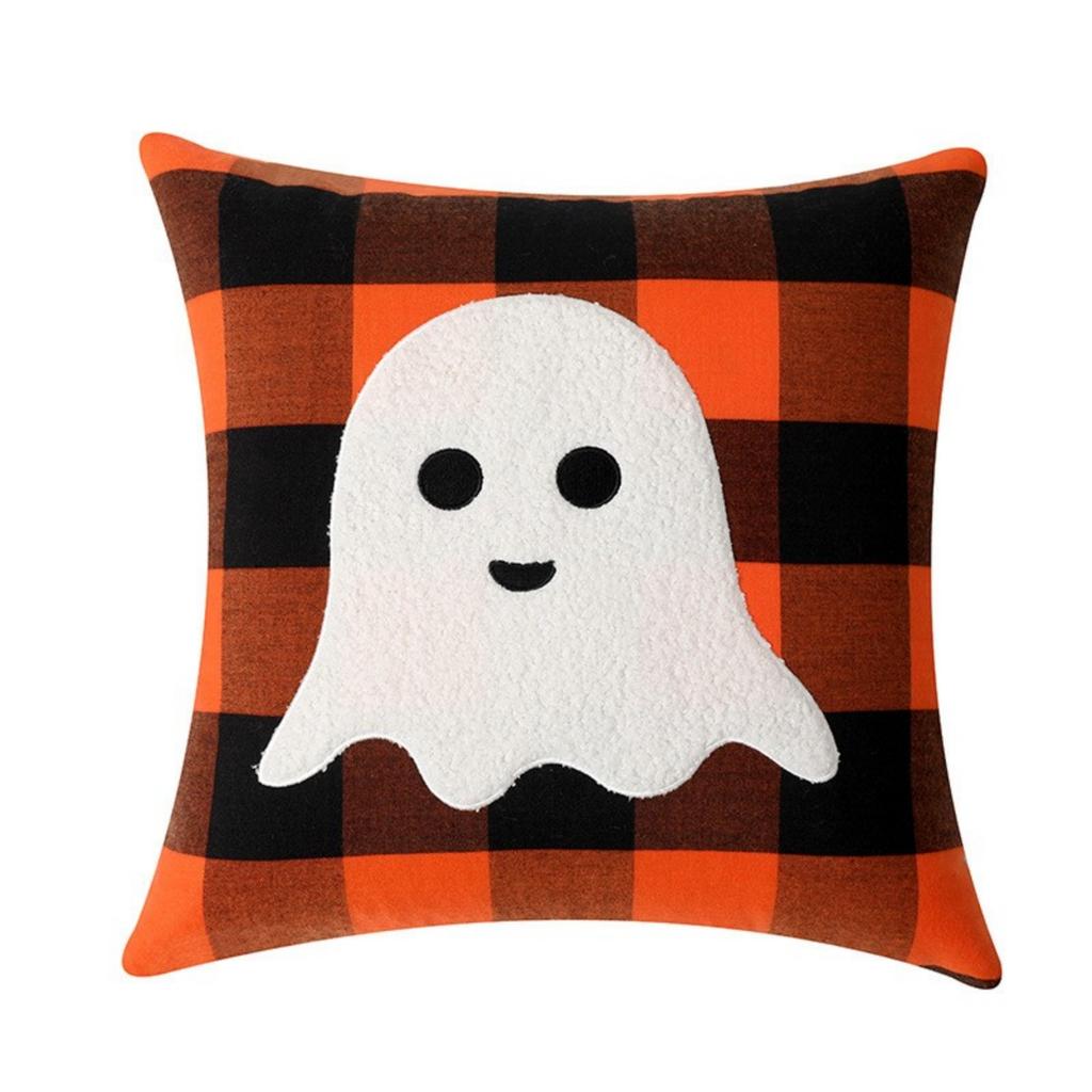 Halloween Printed Pillowcase Square Pillowcase Sofa Pillowcase No Core Comfortable Pillowcase
